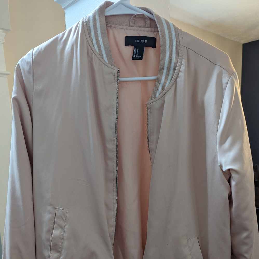 FOREVER 21 pink jacket, size medium